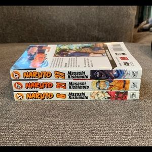 3 Naruro books by Masashi Kishimoto
